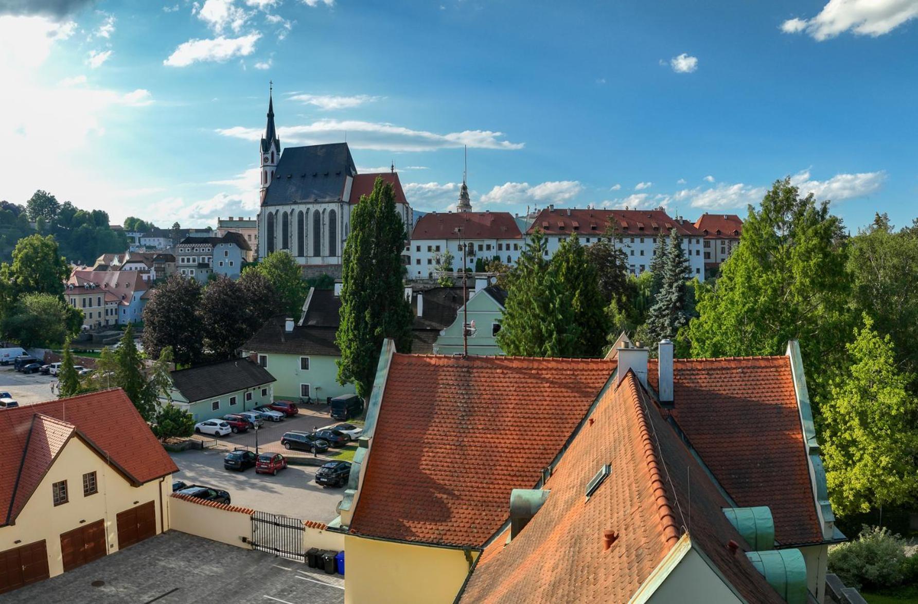 Český Krumlov Residence Wurmfeld - Rodinny Apartman S 3 Loznicemi מראה חיצוני תמונה